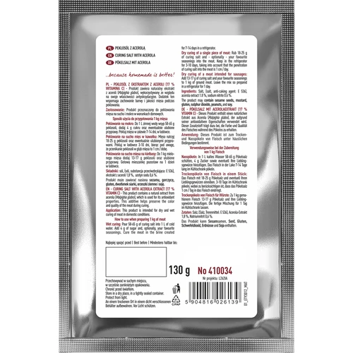 Nitriitsool acerolaekstraktiga, 130g - 2