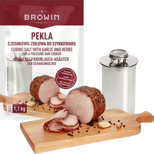 Nitriitsool Pekla, küüslaugu ja ürtidega, sinki keetmise vormi jaoks, 100 g - 4