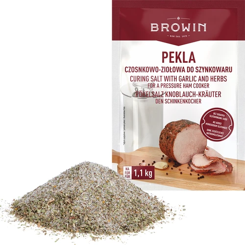 Nitriitsool Pekla, küüslaugu ja ürtidega, sinki keetmise vormi jaoks, 100 g - 3