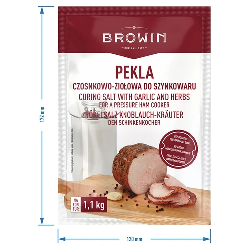 Nitriitsool Pekla, küüslaugu ja ürtidega, sinki keetmise vormi jaoks, 100 g - 5
