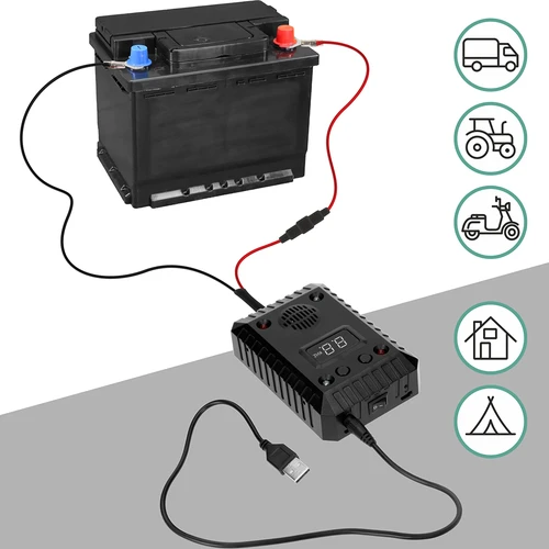 Nugiste ja näriliste peletaja autode ja siseruumide jaoks (ultraheli + LED) - 12