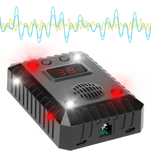Nugiste ja näriliste peletaja autode ja siseruumide jaoks (ultraheli + LED) - 3