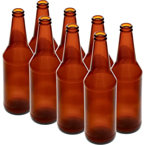 Õllepudel 500 ml - kiletatud pakk, 8 tk.
