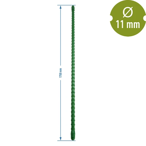 PE-kattega terasest taimetokk 1,75 m x 11 mm - 2