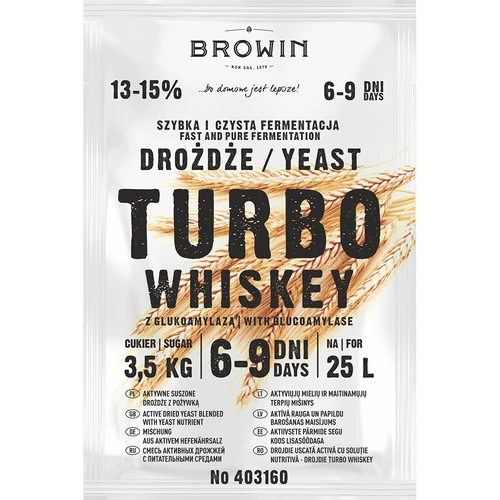 Piiritusepärm Turbo Whiskey - 2