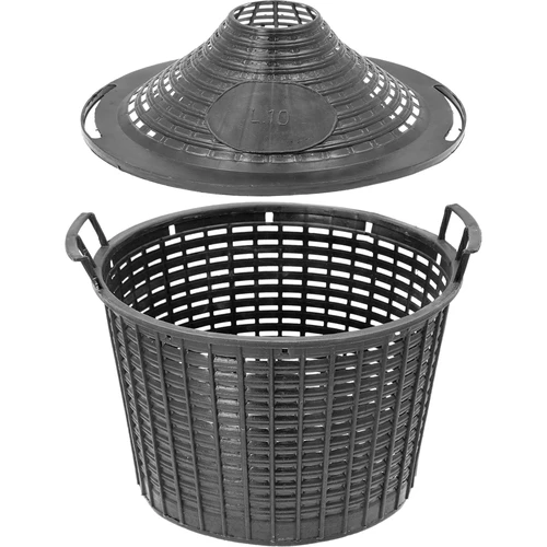 Plastikust aiakorv kaanega, 10 L damadžaani jaoks - 2