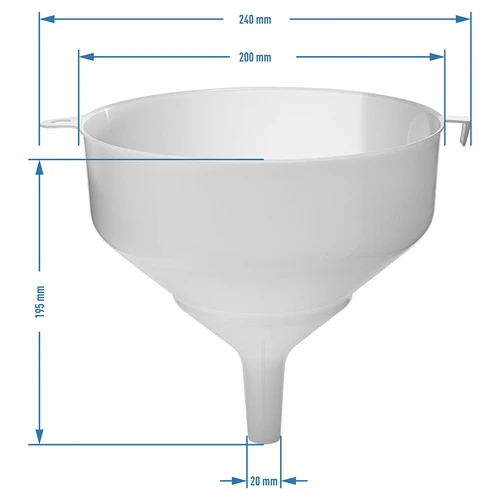 Plastist lehter Ø 20 cm - 2