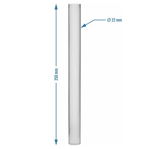 Plastist mõõtesilinder vedelikumõõturitega mõõtmiseks, 25 cm - 3