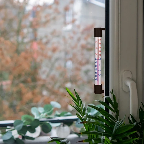 Pruun välistermomeeter (-50°C kuni +50°C) 18 cm - 7