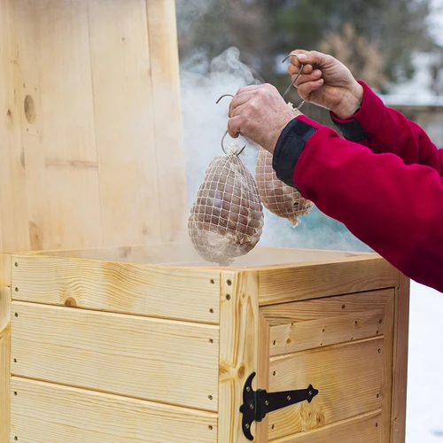 Puidust aia suitsuahi 200 L – dragON Wood 100E elektrilise kütteelemendi ja kontrolleriga - 15