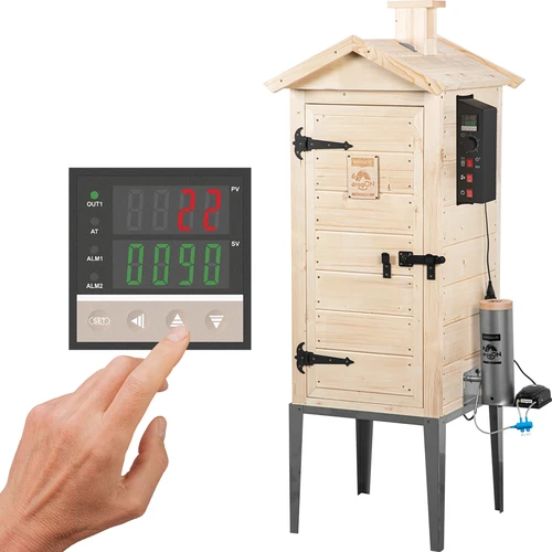 Puidust aia suitsuahi 200 L – dragON Wood 100E elektrilise kütteelemendi ja kontrolleriga
