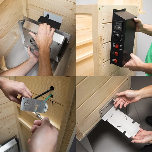 Puidust aia suitsuahi 200 L – dragON Wood 100E elektrilise kütteelemendi ja kontrolleriga - 12