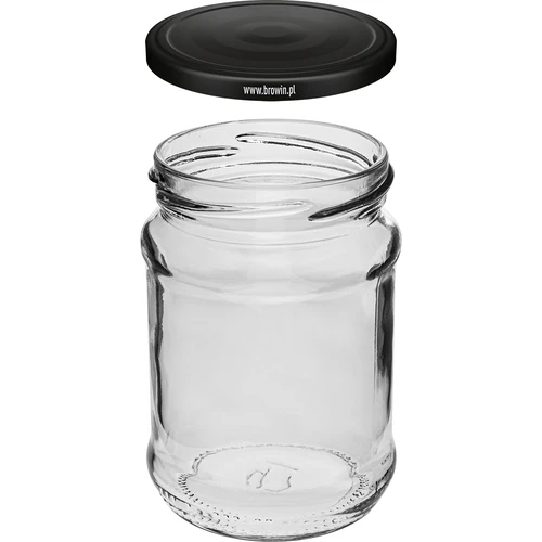 Purk 250 ml, fi 66/4, must keeratav kaas - 6 tk - 3