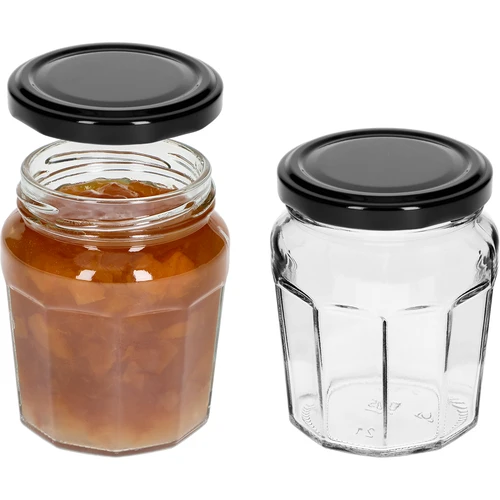 Purk Konfitura 230 ml musta kaanega fi63/4 - 6 tk - 5