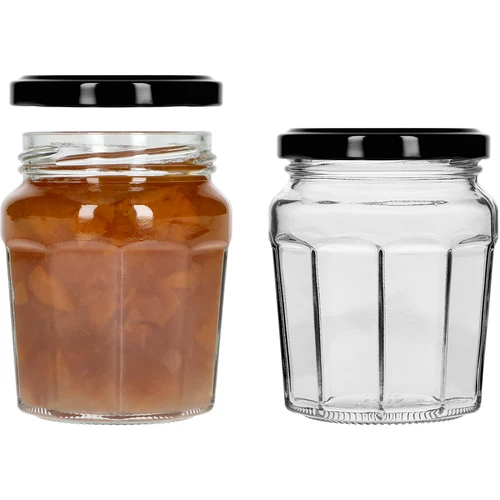 Purk Konfitura 230 ml musta kaanega fi63/4 - 6 tk - 6