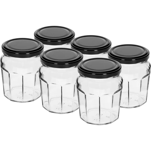 Purk Konfitura 230 ml musta kaanega fi63/4 - 6 tk