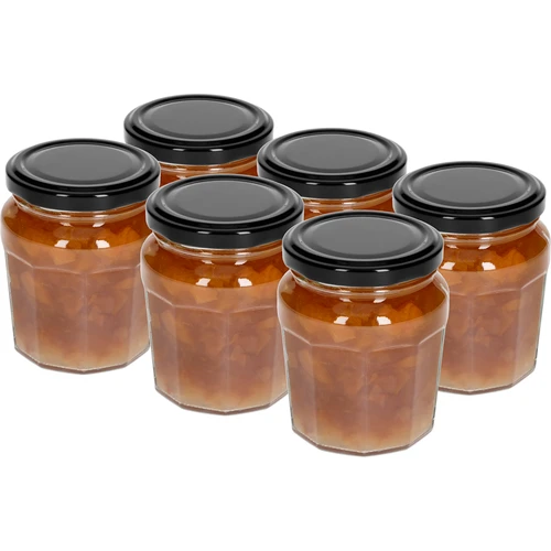 Purk Konfitura 230 ml musta kaanega fi63/4 - 6 tk - 3