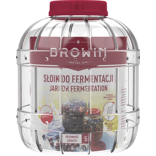 Purunemiskindel, mitmeotstarbeline käärimispurk, 5 L - 2