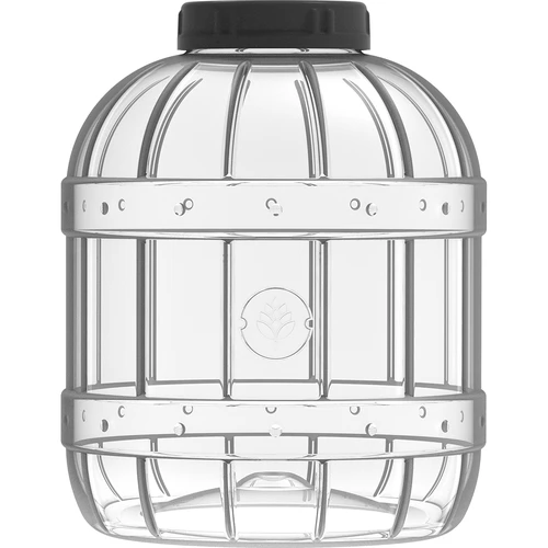 Purunemiskindel, mitmeotstarbeline purk musta kruvikaanega, 10 l - 2