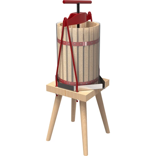 Raamiga puuviljapress – puidust korviga, 10 l - 3