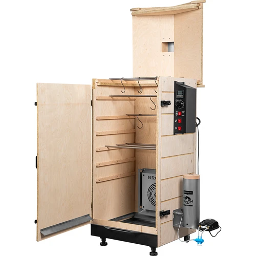 Raamivaba suitsuahi dragON PLYWOOD NATURE digitaalse kontrolleriga, 200 L - 3