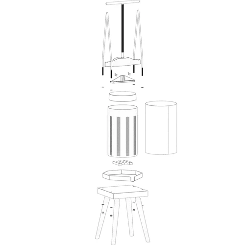 Raampress puuviljade jaoks – metallkorviga, 10 L - 4