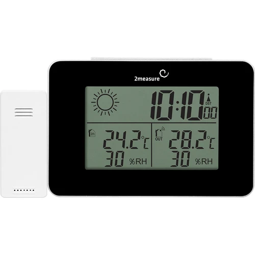RCC-ilmajaam – elektrooniline, juhtmevaba, taustvalgustusega anduriga, must - 6