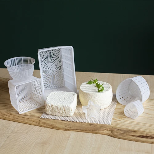 Ruudukujuline juustuvorm 11 x 11 x 8,5 cm 500 g jaoks - 5