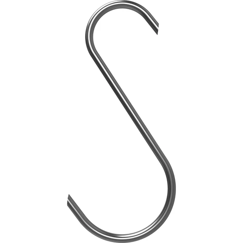 S-kujulised suitsutuskonksud – 45° lõige, 5 mm x 150 mm, 5 tk - 4