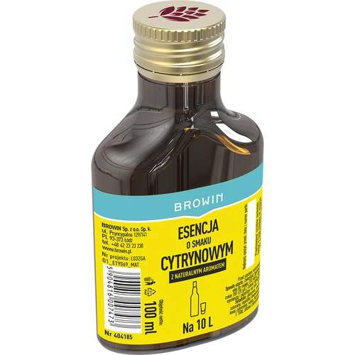 Sidrunimaitseline essents loodusliku aroomiga 10 L jaoks - 100 ml - 2
