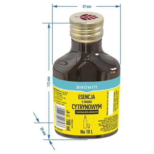 Sidrunimaitseline essents loodusliku aroomiga 10 L jaoks - 100 ml - 6