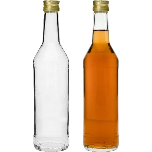 Sirge 500 ml viinapudel kruvikorkidega - 8 tk. - 6
