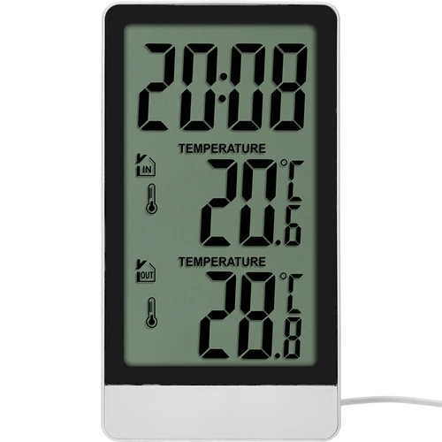 Soensi elektrooniline termomeeter – sondiga, valge - 2