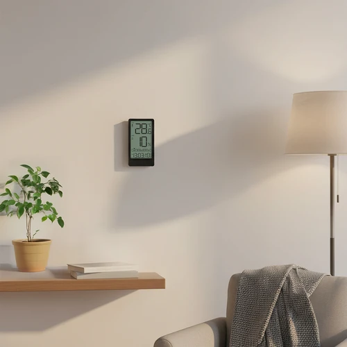 Soensi elektrooniline toatermomeeter, must - 9
