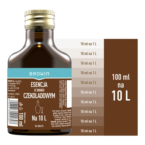 Šokolaadimaitseline alkoholiessents 100 ml, 10 L jaoks - 4