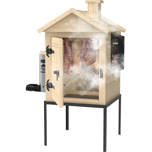 Suitsuahi 115 L dragON Wood 60E, puidust, elektrilise kütmismooduli ja juhtseadmega - 6