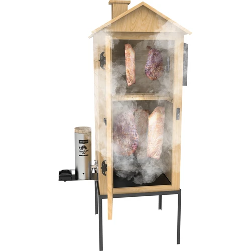 Suitsuahi 200 L dragON Larch E21 - lehisepuust, elektrilise kütmismooduli ja kontrolleriga - 8