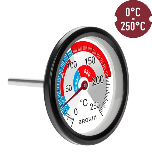 Suitsuahju ja BBQ termomeeter (0 °C kuni +250 °C) 5,7 cm - 3