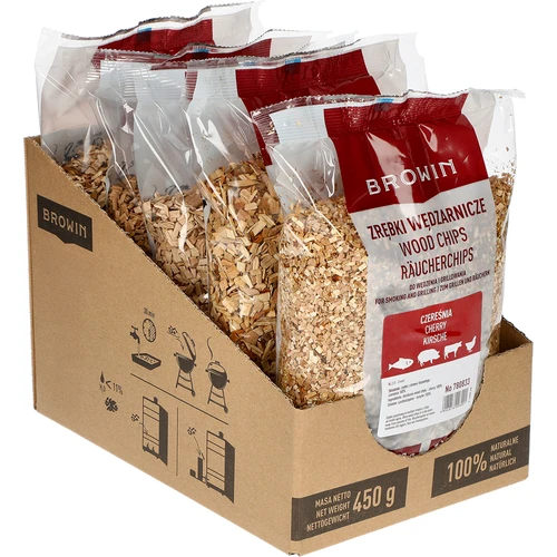Suitsulaastud (100% kirsipuu) klass 2 – 5 × 450 g
