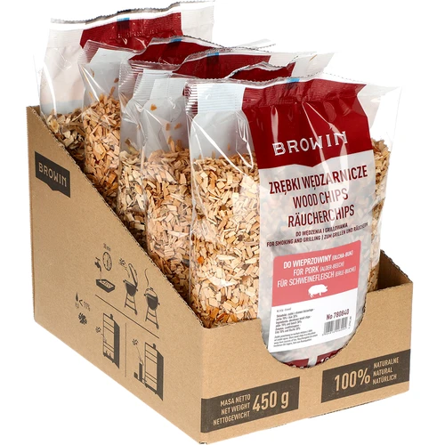 Suitsu- ja grillilaastud 70% lepp + 30% pöök, 450 g, kl. 8 - 2
