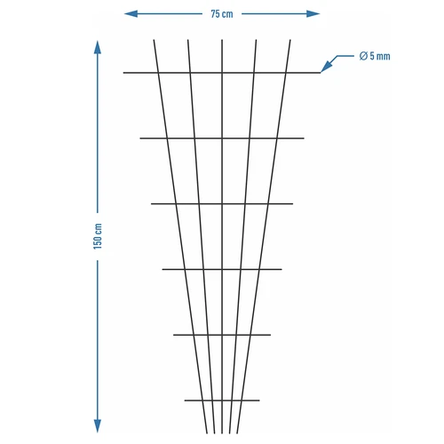 Taimetugi - võre (150 cm x 75 cm) 2 tk - 7