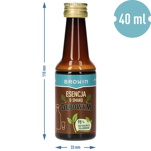 Tammemaitseline essents loodusliku aroomi ja ekstraktiga – 40 ml, 4 L jaoks - 8
