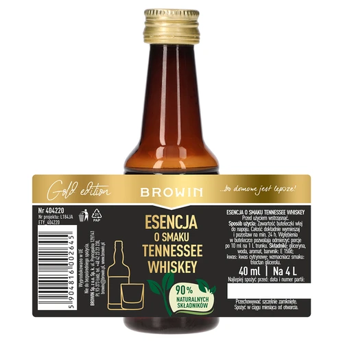 Tennessee viski maitse-esents 4 L jaoks – 40 ml - 7