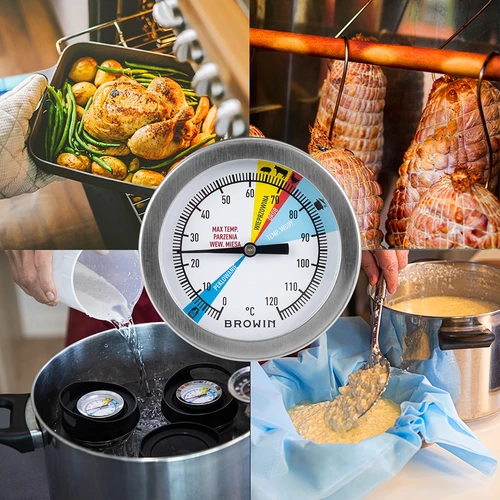 Termomeeter 0,8 kg keedusingi vormile (0 °C kuni +120 °C) 9,0 cm - 6