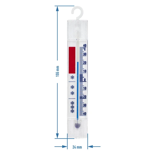 Termomeeter külmikutele ja sügavkülmikutele (-40°C kuni +40°C) 15cm - 3