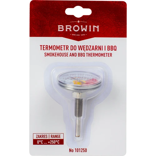 Termomeeter suitsuahju ja BBQ jaoks (0°C kuni +250°C) 6,0cm - 6