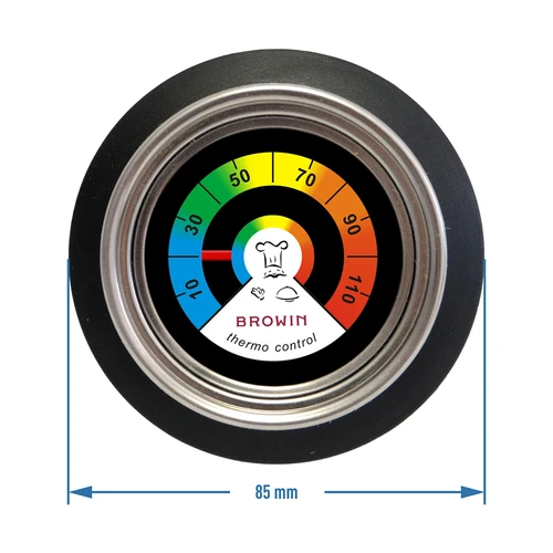 Termomeetriga kaanenupp (0 °C kuni +120 °C) Ø8,5cm - 3