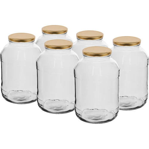 TO purk 2 L, kuldse kaanega, fi82/6, 6 tk