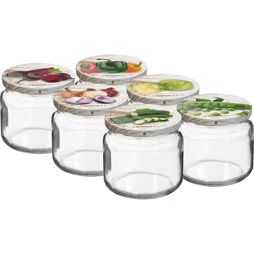 TO purk 370 ml värvilise kaanega fi82/6 - 6 tk.