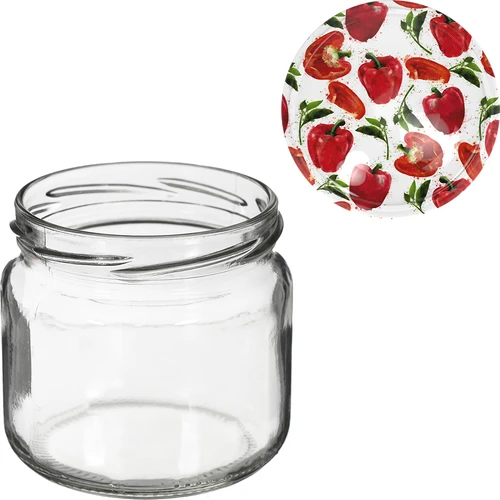 TO purk 370 ml värvilise kaanega fi82/6 - 6 tk. - 8